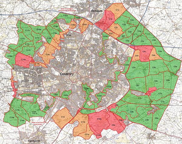 Greenbelt study – Coventry